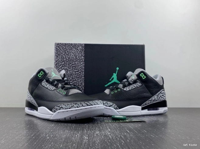 Jordan Air Glow Green 3 CT8532-031 0704
